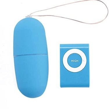 Wireless Egg Vibrator Mini MP3 -Blue — remote control vibrator